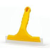 Lunbengo Small Glass Squeegee, Plastic Squeegee Soft Silicone Blade, with None-Slip 6.1inch Handl...