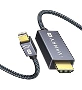 4K Mini DisplayPort to HDMI Cable, iVANKY 4K@30Hz Thunderbolt to HDMI Cable, [Alum Shell/Braided/...