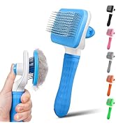 PWOD Dog & Cat Brush, Self Cleaning Slicker Brush for Pets, Upgraded Dog Brush for Shedding Massa...