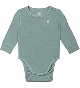 Nest Designs Basics Long Sleeve Onesie Soft Baby Romper for Easy Diaper Changes