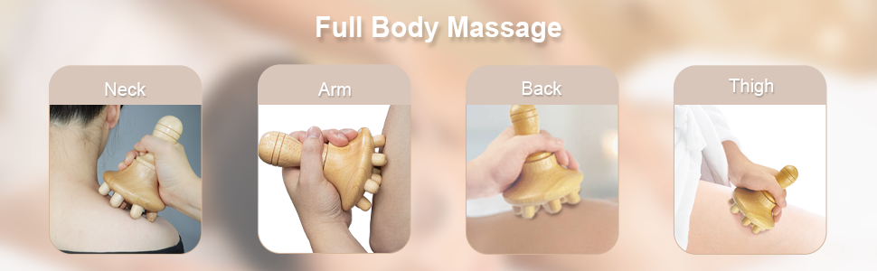 guasha wood stick massage tool