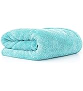 The Rag Company, The Liquid8r, Absorbent 70/30 Blend Microfiber Drying Towel for Cars, Trucks, an...