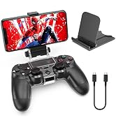 OIVO PS4 Controller Phone Mount Clip - Mobile Gaming Clamp Bracket Holder with Adjustable Stand f...
