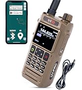 BTECH UV-PRO (TAN) IP67 Dual Band VHF/UHF Two-Way Radio - APRS, Bluetooth, GPS, Text Messaging, A...