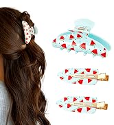 Watermelon Acrylic Claw Clips