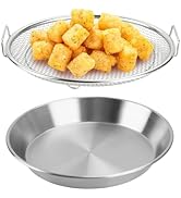 Oil Filter Tray, Stainless Steel Kitchen Oil Filter Tray with Mesh Filter Basket Colanders with H...