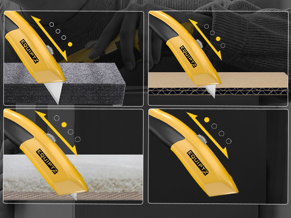 Razor Blade Retractable, 3 depths control