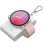Portable Watch Charger for Samsung,2000mAh 2-in-1 Magnetic Travel Emergency Power Bank,Galaxy Wat...
