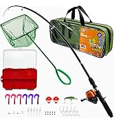 Play22 Fishing Pole For Kids - 32 Set Kids Fishing Rod Combos - Kids Fishing Poles Includes Fishi...