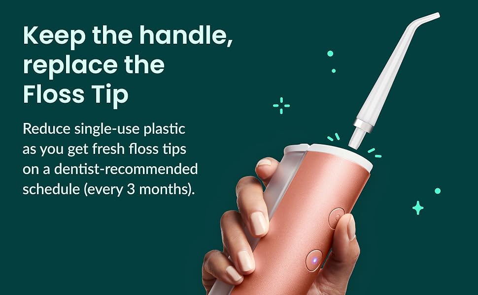 Keep the handle, replace the floss tip.
