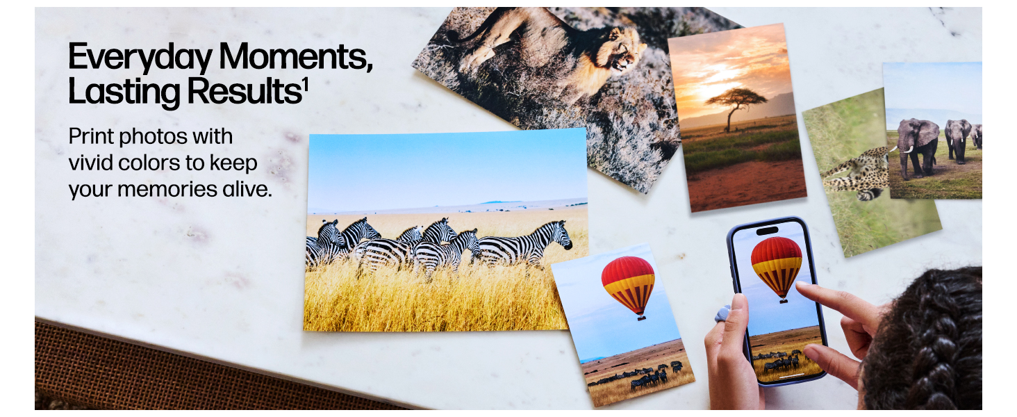 everyday original hp ink fade-resistant bright images
