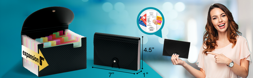 Coupon Receipt Holder Organizer
