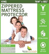 king mattress encasements for deep pocket mattress depth with zipper