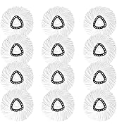 12 Pack Spin Mop Replacement Heads, 100% Microfiber Spin Mop Refill for Easy Wring Compatible wit...