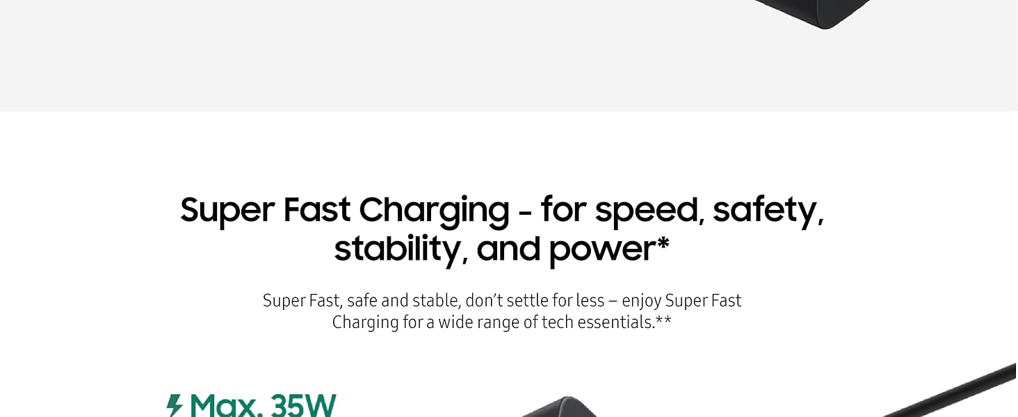 Samsung 35W Duo Wall Charger Adapter Black
