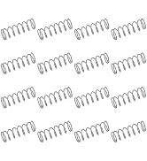 uxcell 50Pcs 304 Stainless Steel Compression Springs, 0.7mm x 7mm x 20mm Small & Tiny Pen Spring ...