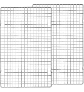 Tebery 2 Pack Heavy-Duty Wire Cooking Rack Baking Racks Fits Half Sheet Pan, Nonstick Baking & Co...
