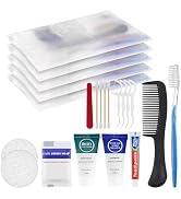 Toiletry Kits Travel Essentials Disposable Hygiene in Bulk, Trial Size Toiletries Supplies Indivi...