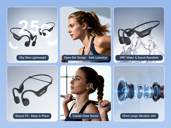 bone conduction headphones Bluetooth