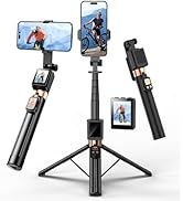 Flymoon Remote Control Phone Tripod Stand with Detachable Live Screen - 68