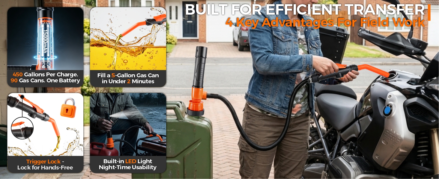 cordless fuel transfer pump bomba de gasolina para carro