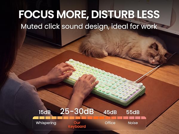 cute wired keyboard