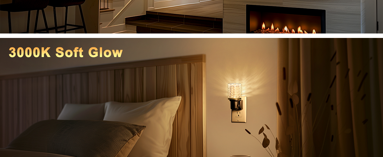 3000k soft warm white night light for kids adult