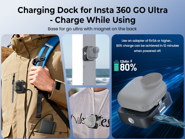 for insta360 go ultra quick release mount