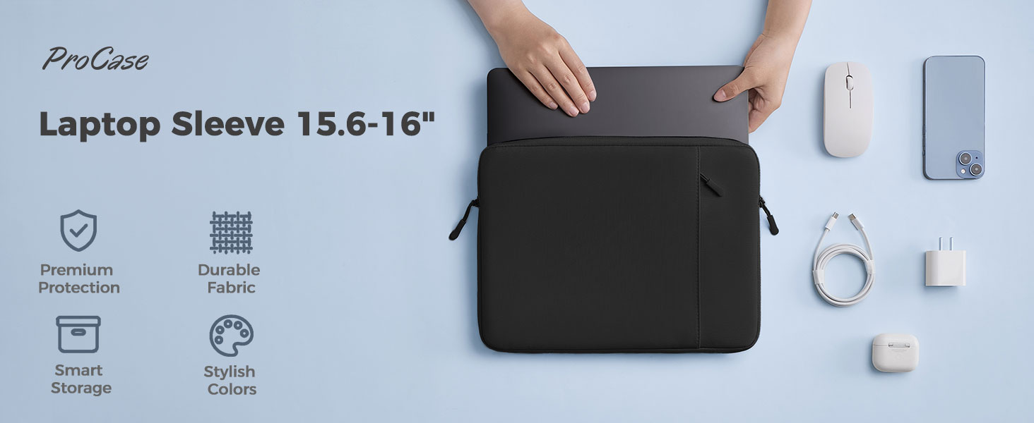 ProCase Laptop Sleeve for MacBook Pro 16"
