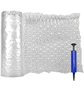 Innovative Haus 16 Inch x 72 Feet Inflatable Bubble Cushioning Wrap Roll with Free Pump for Heavy...