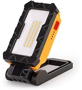 LUTEC Rechargeable Work Light, 1000 Lumens LED Magnetic Light with Magnetic Base and Hanging Hook...
