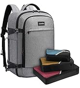 Asenlin 40L Travel Backpack for Women Men,17 Inch Laptop Backpack Flight Approved Luggage Carry O...