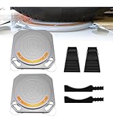 RULLINE Wheel Alignment Turn Plates 4 Ton Capacity Pair Brass Dial 1° Increments 60° Left/Right R...