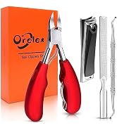 Orelex Toenail Clipper for Adults, Have Duty Nail Clipper for Ingrown Toenails, Fingernail Clippe...