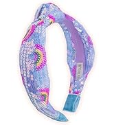 FROG SAC Knot Headband for Girls - Rainbow Sequin Knotted Headbands for Kids, Sparkly Hair Bands ...