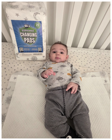 Baby diaper pad liner disposable absorbent waterproof changing mat for newborn and travel bag