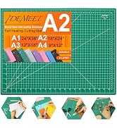 Density-upgraded 18" x 24" Self Healing Sewing Mat, Idemeet Rotary Sewing Mat for Crafts, 5-Ply B...