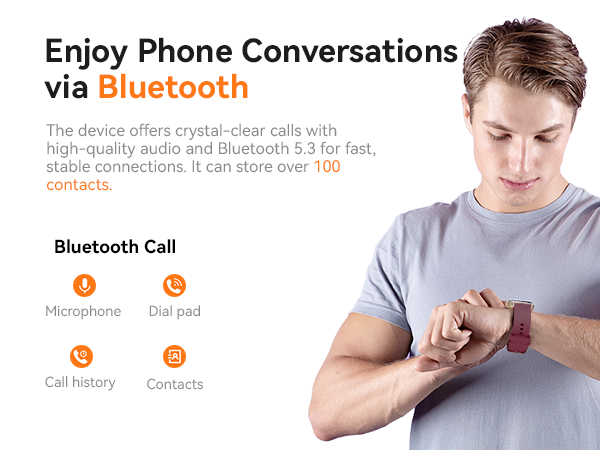 Bluetooth calling smartwatch women men