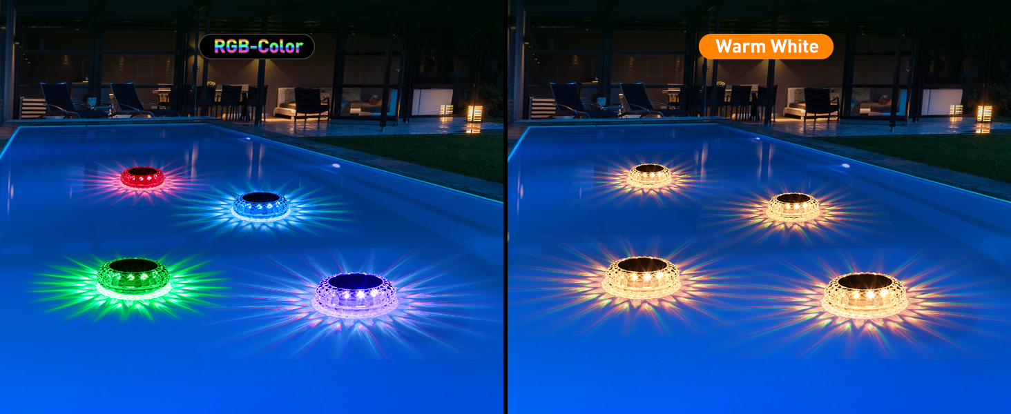 floating pool lights
