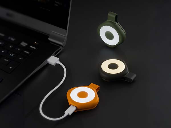 Rechargeable 6 Light Modes 3 Color Hands-Free Flashlight