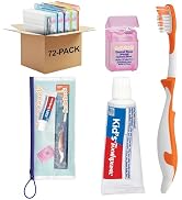 SmileGoods Child Dental Care Kit with Toothbrush, Toothpaste, and Floss, 72 Pack
