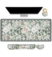 DINKY Large Mouse Pad and Keyboard Wrist Rest, Desk Pad for Keyboard and Mouse, Extended Mouse Pa...