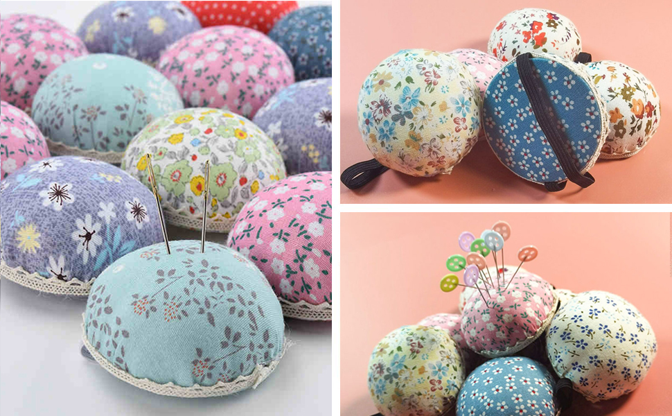 sewing wrist pin cushion filled with cotton