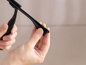 Flexible, water-resistant silicone blade