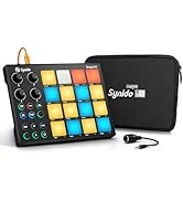TempoPAD MIDI Drum Controller, 16 RGB Backlit Beat Pads, 4 Assignable Knobs, USB Portable Music P...