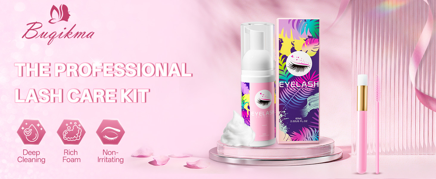 Lash shampoo lash wash eyelash shampoo