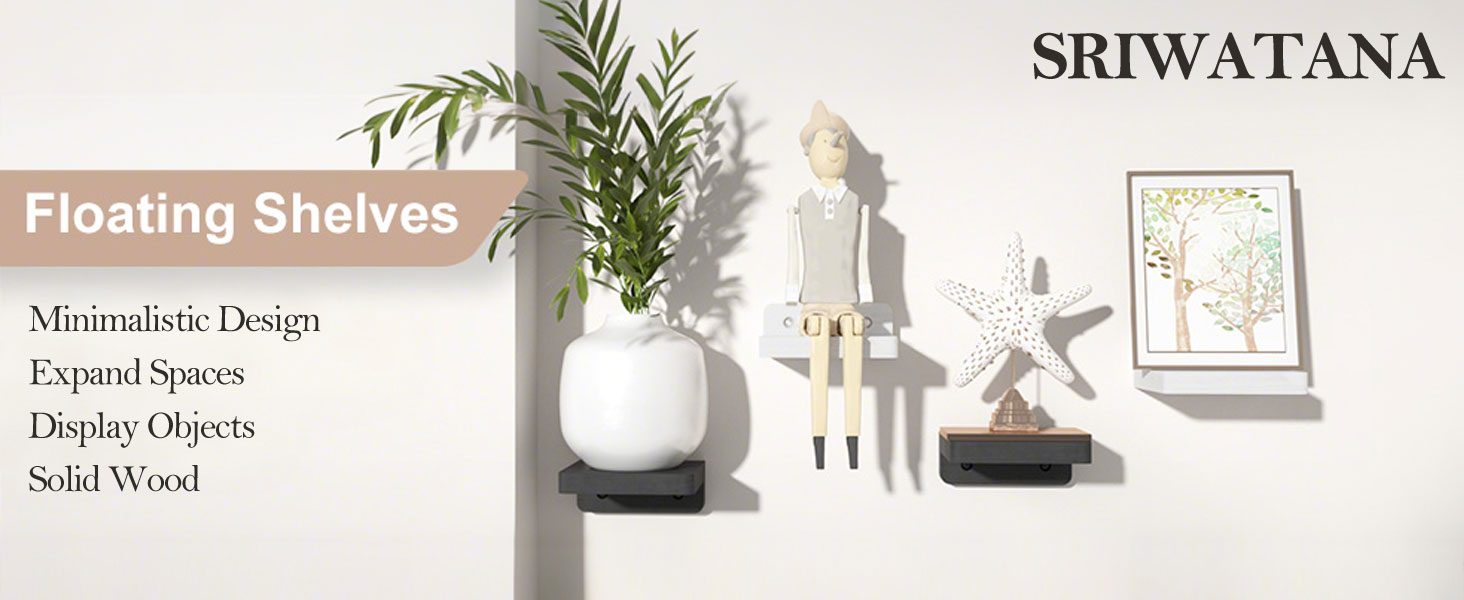 floating shelves set of 4