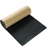 AMGSH Sponge Neoprene with Adhesive Foam Rubber Sheet 1/4" Thick *12" Wide X 54"Long, Padding Gas...