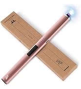 TIKETT Electric Long Lighter, Rechargeable USB Type C Windproof Flamess Lighter for Candles, Stov...