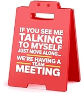 MQCLYSG Funny Office Desk Sign Cubicle Decor Mini Reminder Sign Decoration for Women Men Coworker...